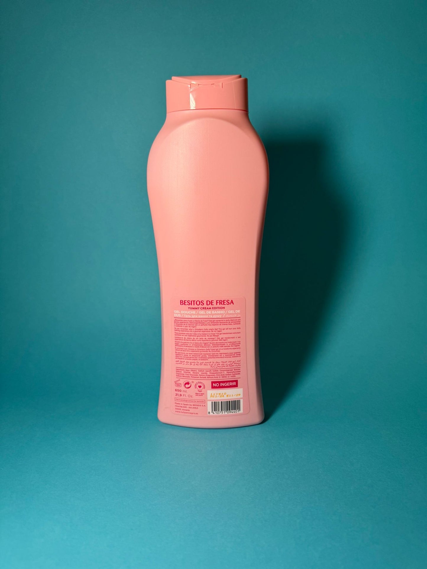 Tulipan Negro - Bagnoschiuma Besitos de Fresa 650 ml