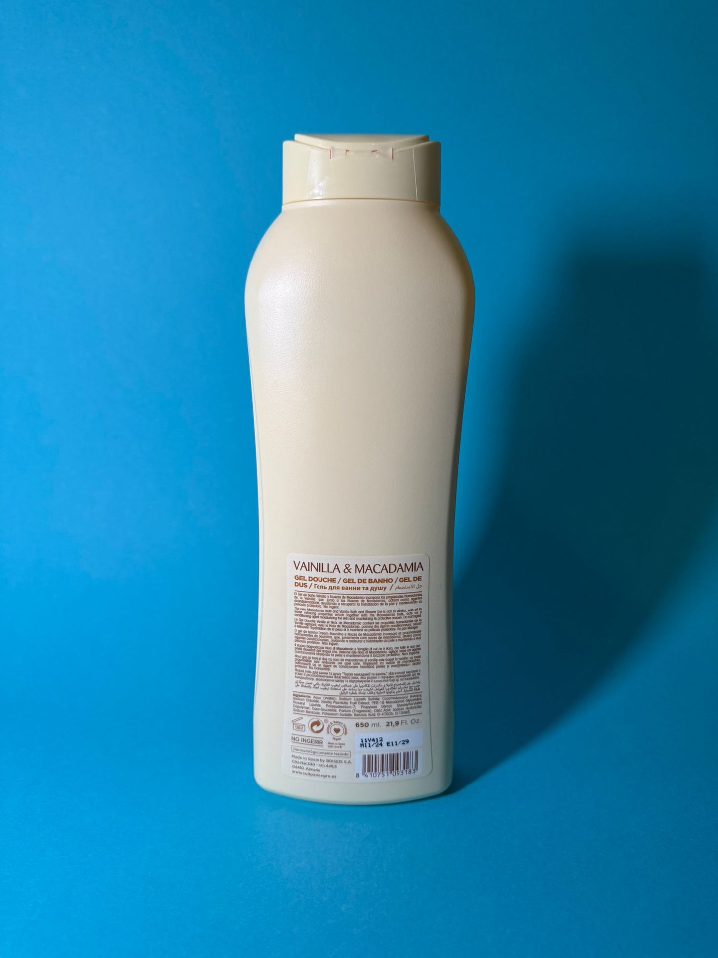 Tulipan Negro- Bagnoschiuma vaniglia & Macadamia 650ml