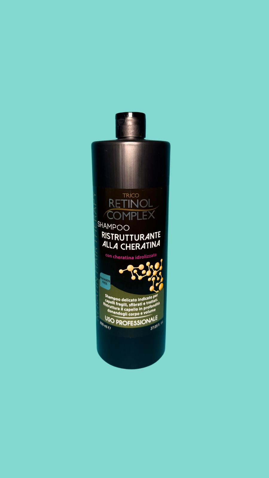 Shampoo RETINOL COMPLEX ristrutturante alla cheratina