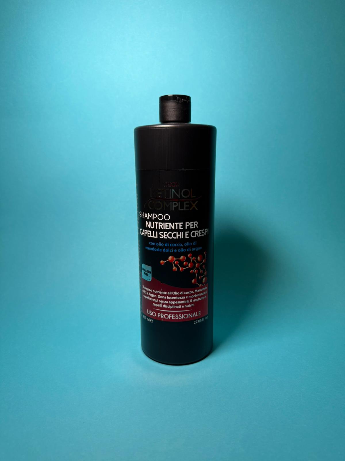 Shampoo RETINOL COMPLEX nutriente per capelli secchi e crespi
