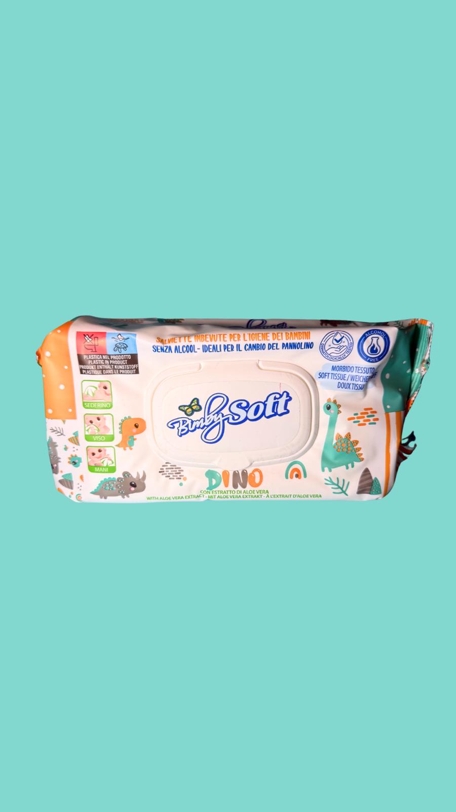 Salviette N.72 Aloe Vera Dinosauri