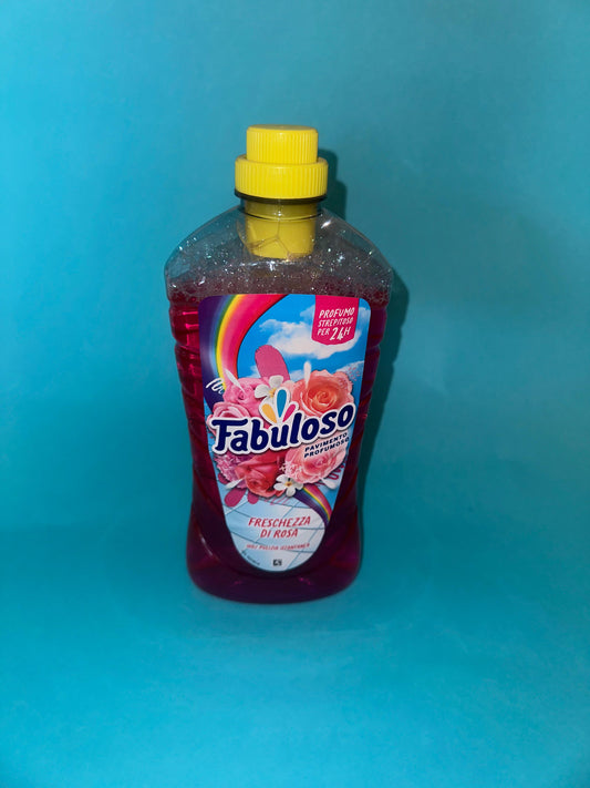 Detersivo per Pavimenti freschezza di rosa Fabuloso