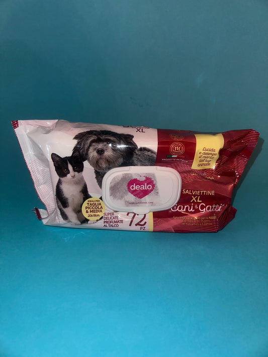 Salviette per cani e gatti - formato grande